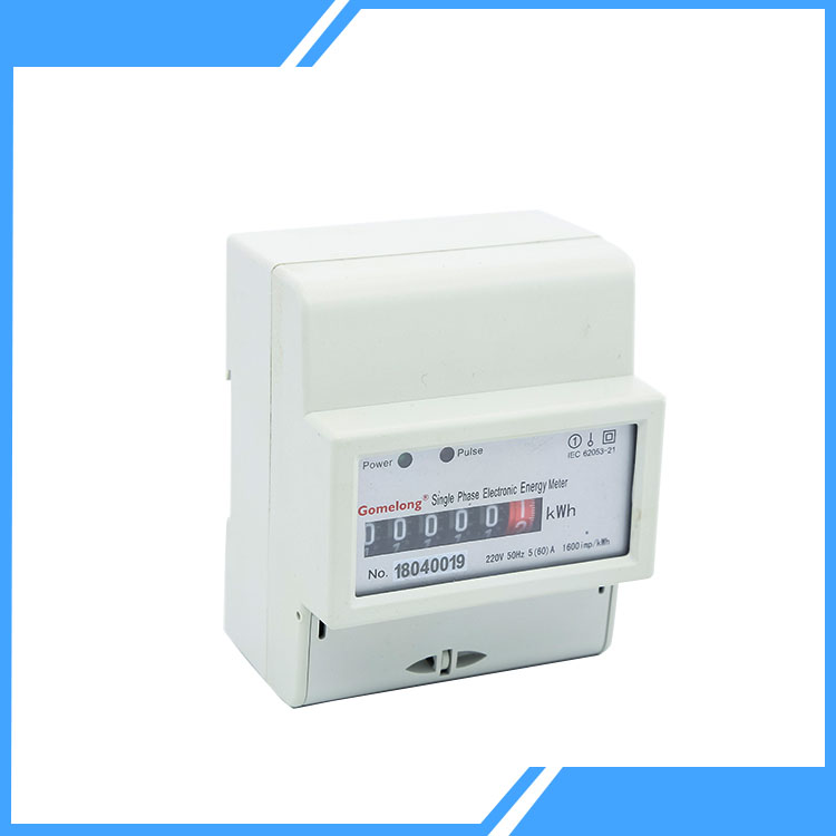 Enfas tvåwire Din Rail Kwh Meter Box